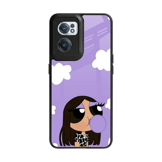 Grape Chic back phone cover | glass case for oneplus nord ce 2
