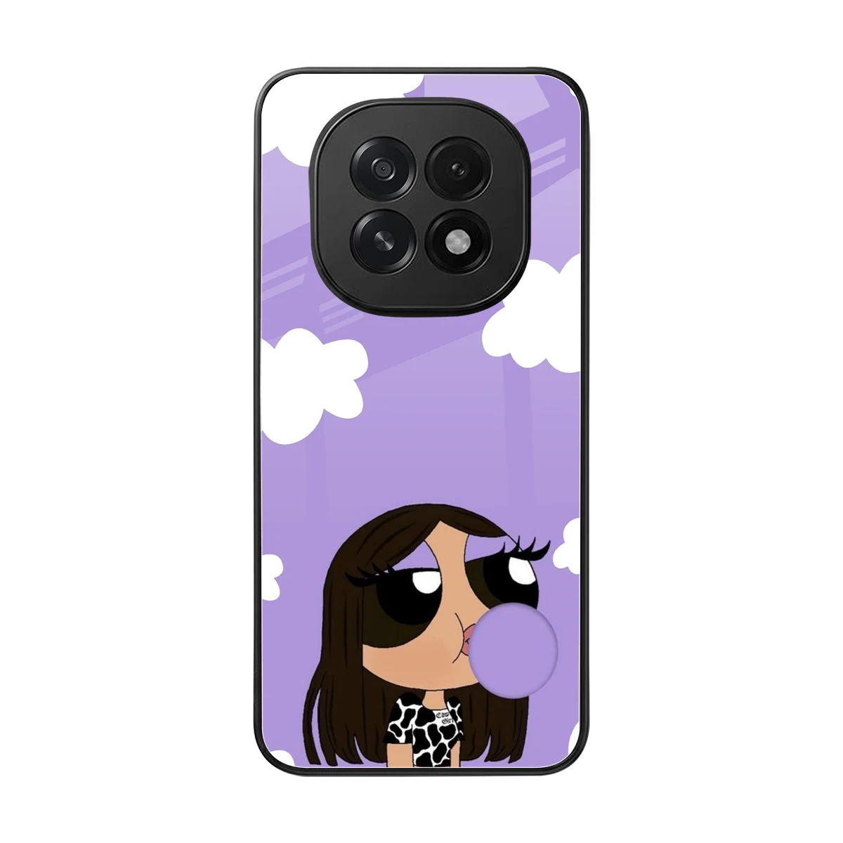 Grape Chic back phone cover | glass case for oppo f29 5g