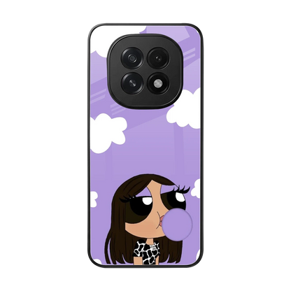 Grape Chic back phone cover | glass case for oppo f29 5g