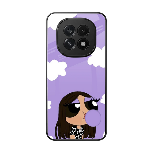 Grape Chic back phone cover | glass case for oppo f29 5g