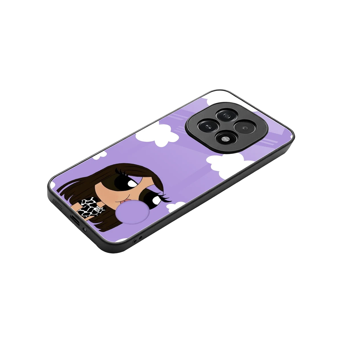Grape Chic stylish phone case for oppo f29 5g | glossy glass and slim fit