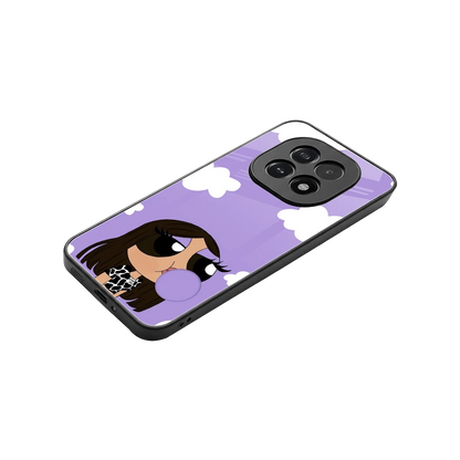 Grape Chic stylish phone case for oppo f29 5g | glossy glass and slim fit