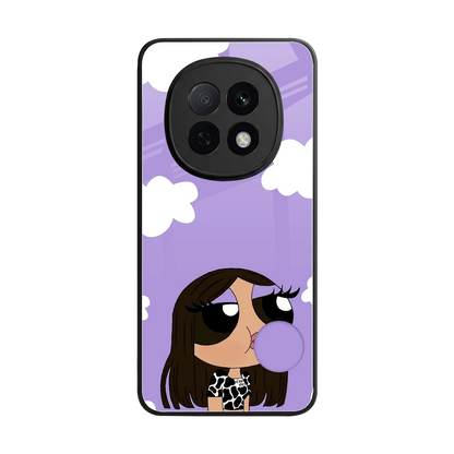 Grape Chic back phone cover | glass case for oppo f29 pro 5g