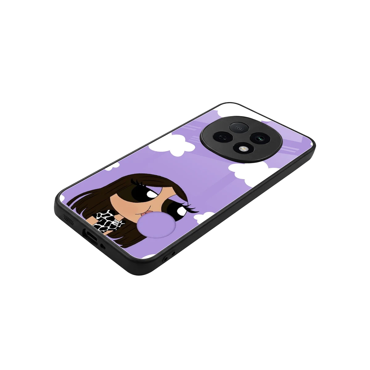 Grape Chic stylish phone case for oppo f29 pro 5g | glossy glass and slim fit