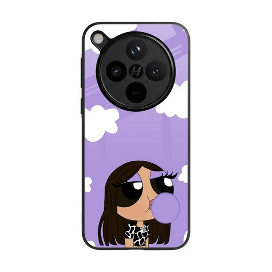 Grape Chic back phone cover | glass case for oppo find x8
