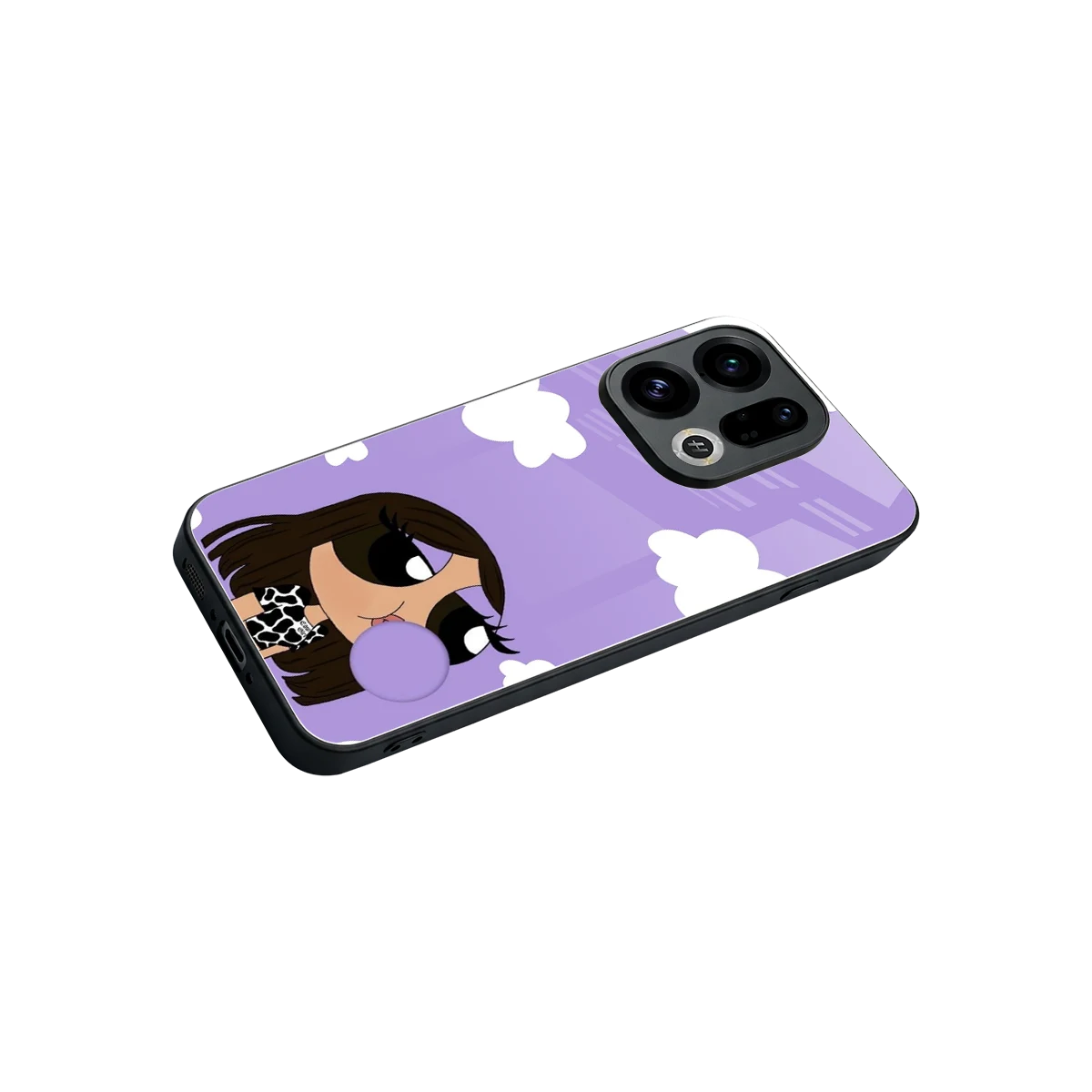 Grape Chic stylish phone case for oppo find x9 | glossy glass and slim fit