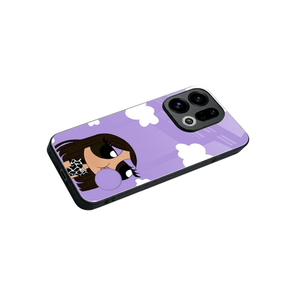 Grape Chic stylish phone case for oppo find x9 | glossy glass and slim fit