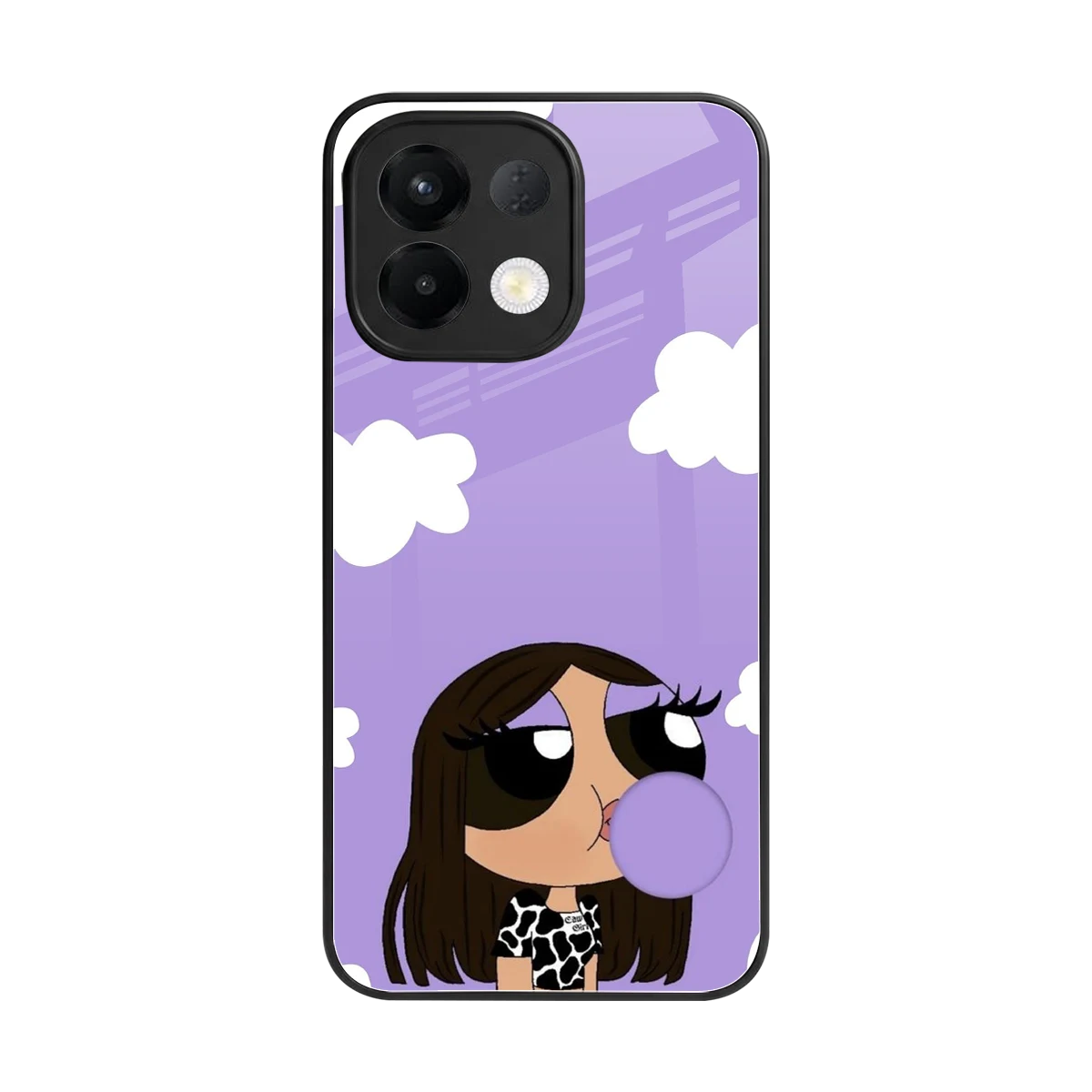 Grape Chic back phone cover | glass case for oppo k13 5g