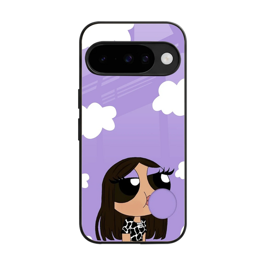 Grape Chic back phone cover | glass case for google pixel 10
