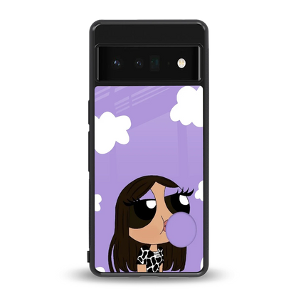 Grape Chic back phone cover | glass case for google pixel 6 pro