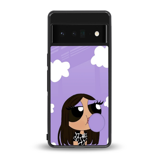 Grape Chic back phone cover | glass case for google pixel 6 pro