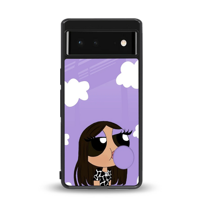 Grape Chic back phone cover | glass case for google pixel 6