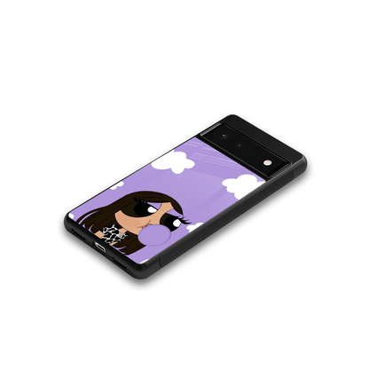 Grape Chic google pixel 6a mobile cover | shockproof glass phone case