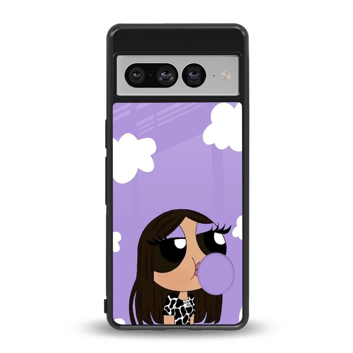 Grape Chic back phone cover | glass case for google pixel 7 pro