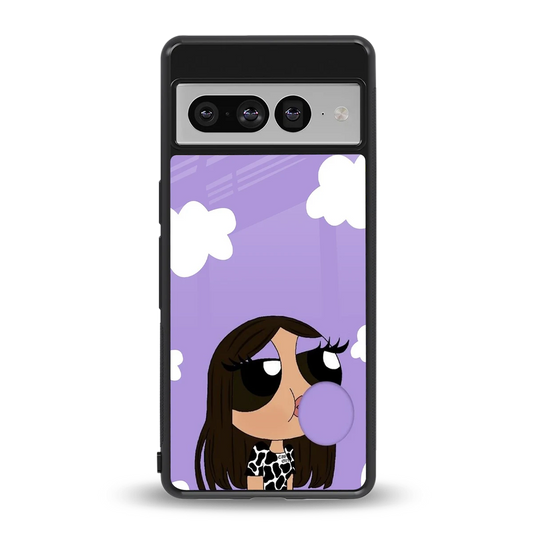 Grape Chic back phone cover | glass case for google pixel 7 pro