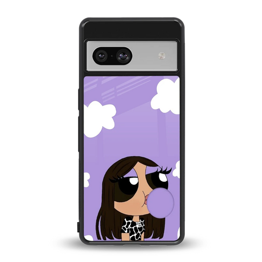 Grape Chic back phone cover | glass case for google pixel 7