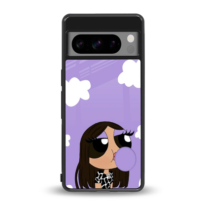 Grape Chic back phone cover | glass case for google pixel 8 pro