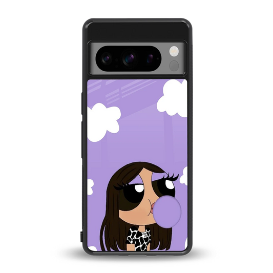 Grape Chic back phone cover | glass case for google pixel 8 pro