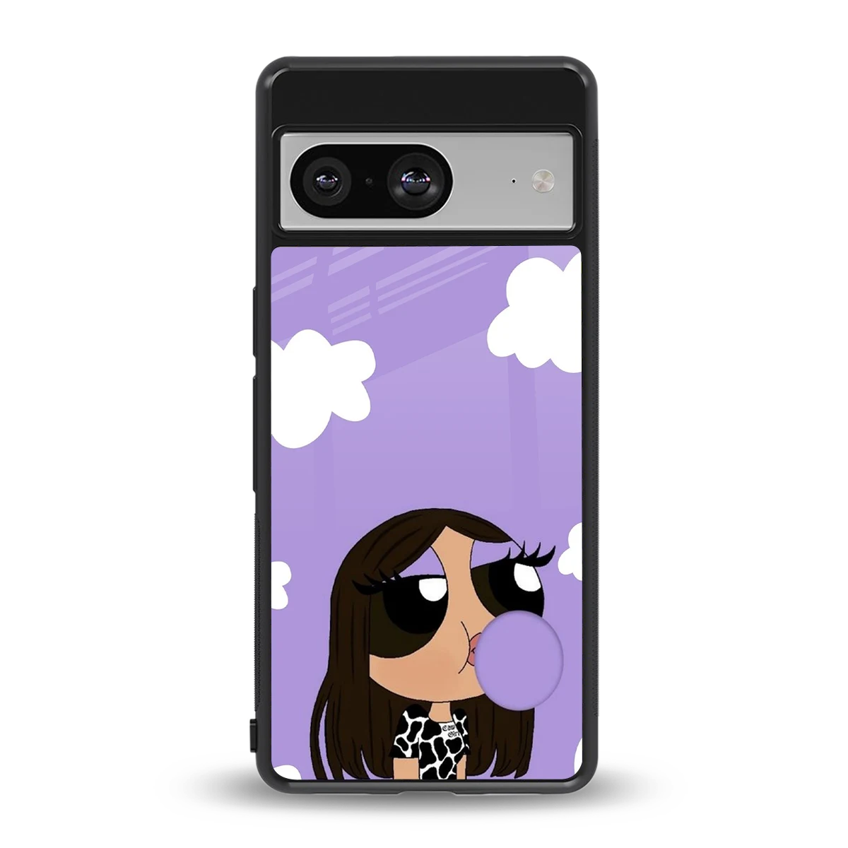 Grape Chic back phone cover | glass case for google pixel 8