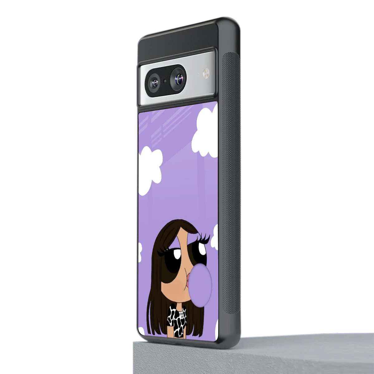 Grape Chic stylish phone case for google pixel 8 | glossy glass and slim fit