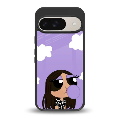 Grape Chic back phone cover | glass case for google pixel 9