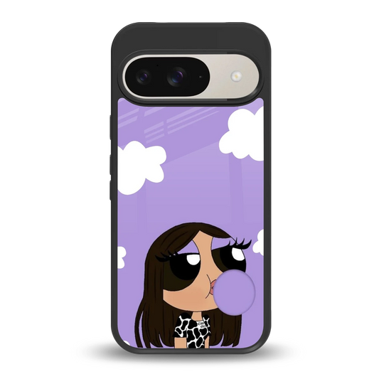 Grape Chic back phone cover | glass case for google pixel 9