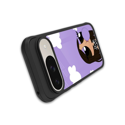 Grape Chic stylish phone case for google pixel 9 | glossy glass and slim fit