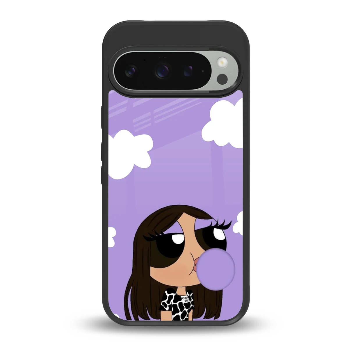 Grape Chic back phone cover | glass case for google pixel 9 pro