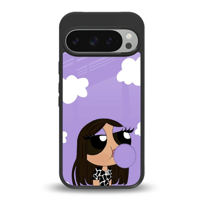 Grape Chic back phone cover | glass case for google pixel 9 pro