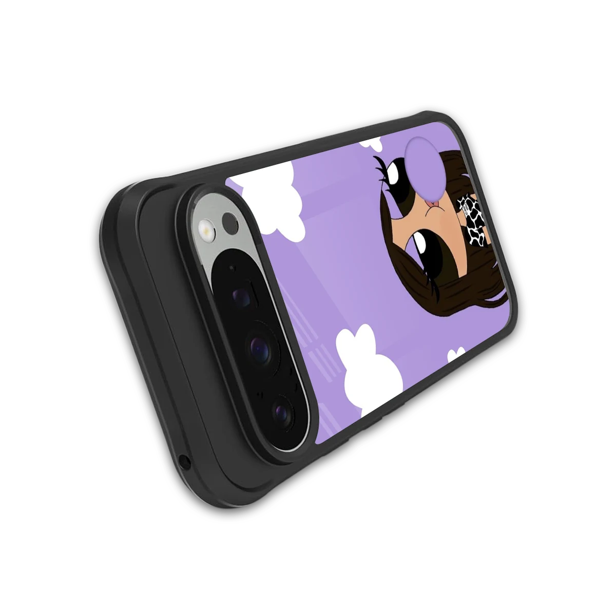 Grape Chic stylish phone case for google pixel 9 pro xl | glossy glass and slim fit