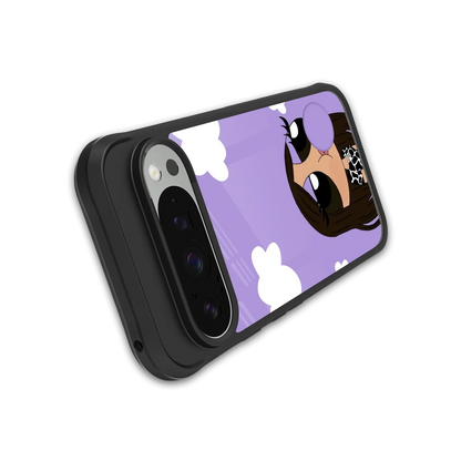 Grape Chic stylish phone case for google pixel 9 pro xl | glossy glass and slim fit