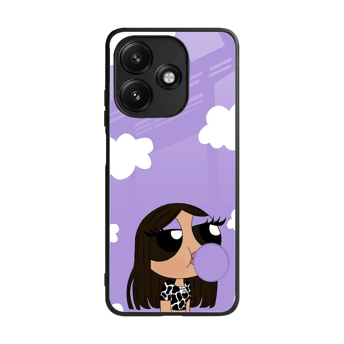 Grape Chic back phone cover | glass case for redmi 12 5g