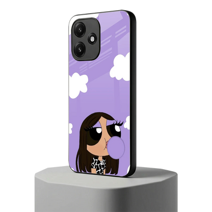 Grape Chic redmi 12 5g mobile cover | shockproof glass phone case