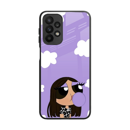 Grape Chic back phone cover | glass case for samsung galaxy a23