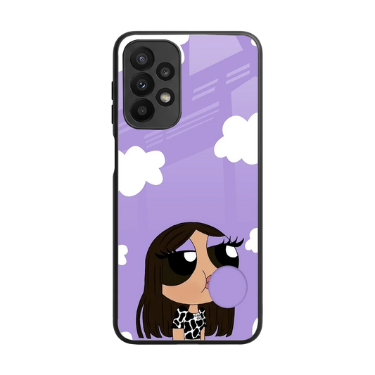 Grape Chic back phone cover | glass case for samsung galaxy a23