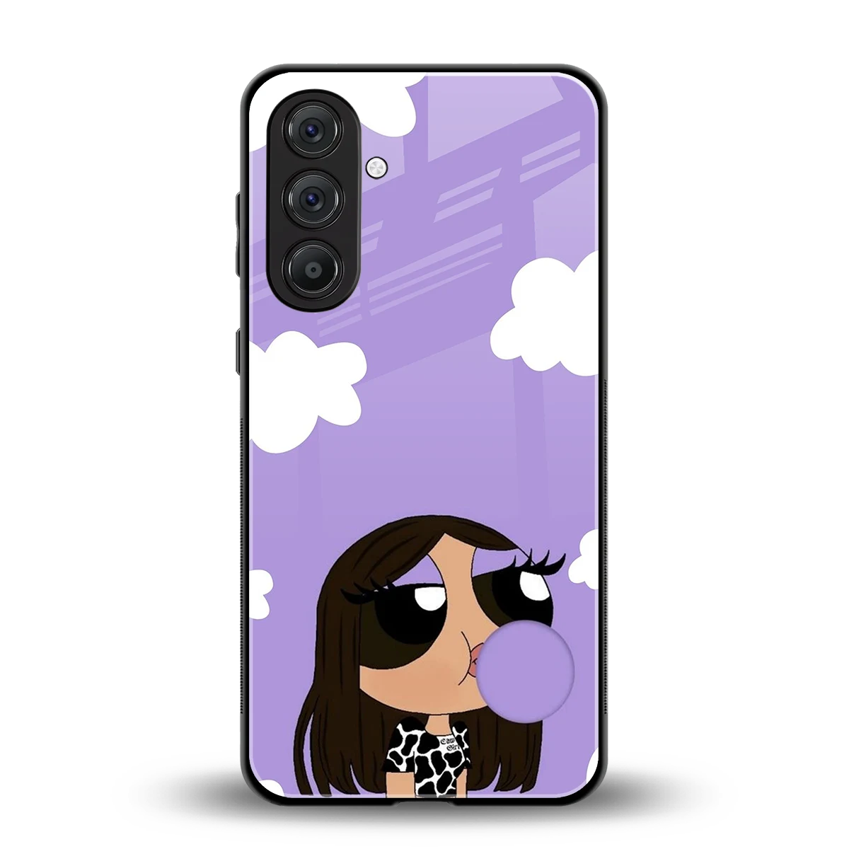 Grape Chic back phone cover | glass case for samsung galaxy m36 5g