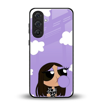 Grape Chic back phone cover | glass case for samsung galaxy m36 5g