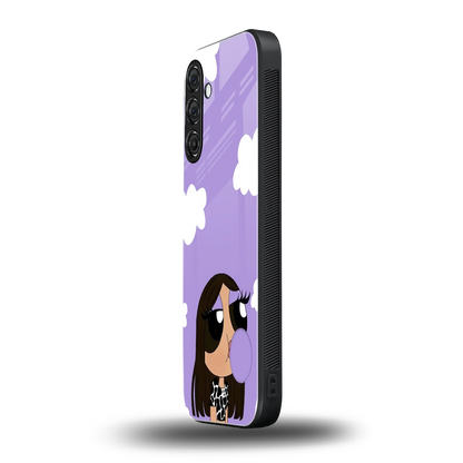 Grape Chic samsung galaxy a16 5g mobile cover | shockproof glass phone case