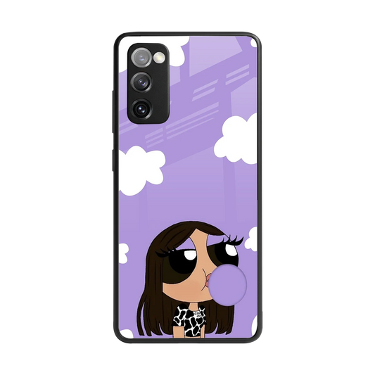 Grape Chic back phone cover | glass case for samsung galaxy s20 fe