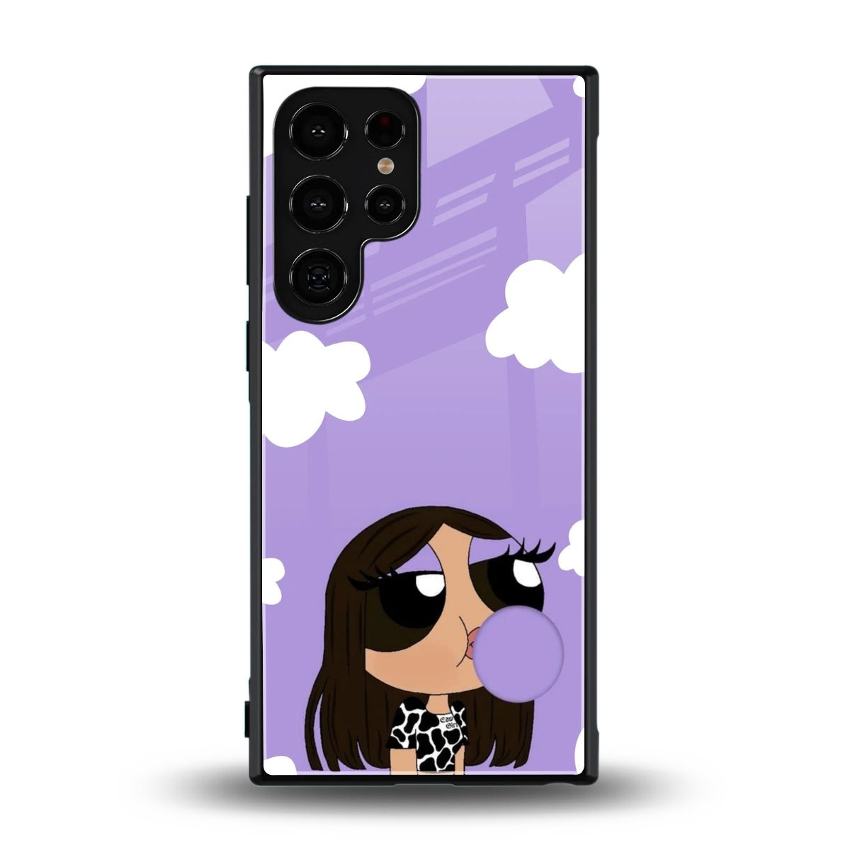 Grape Chic back phone cover | glass case for samsung galaxy s23 ultra