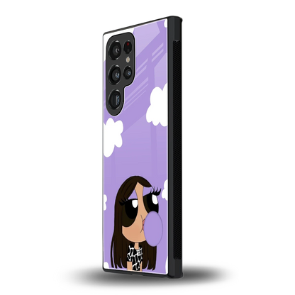 Grape Chic samsung galaxy s24 ultra mobile cover | shockproof glass phone case