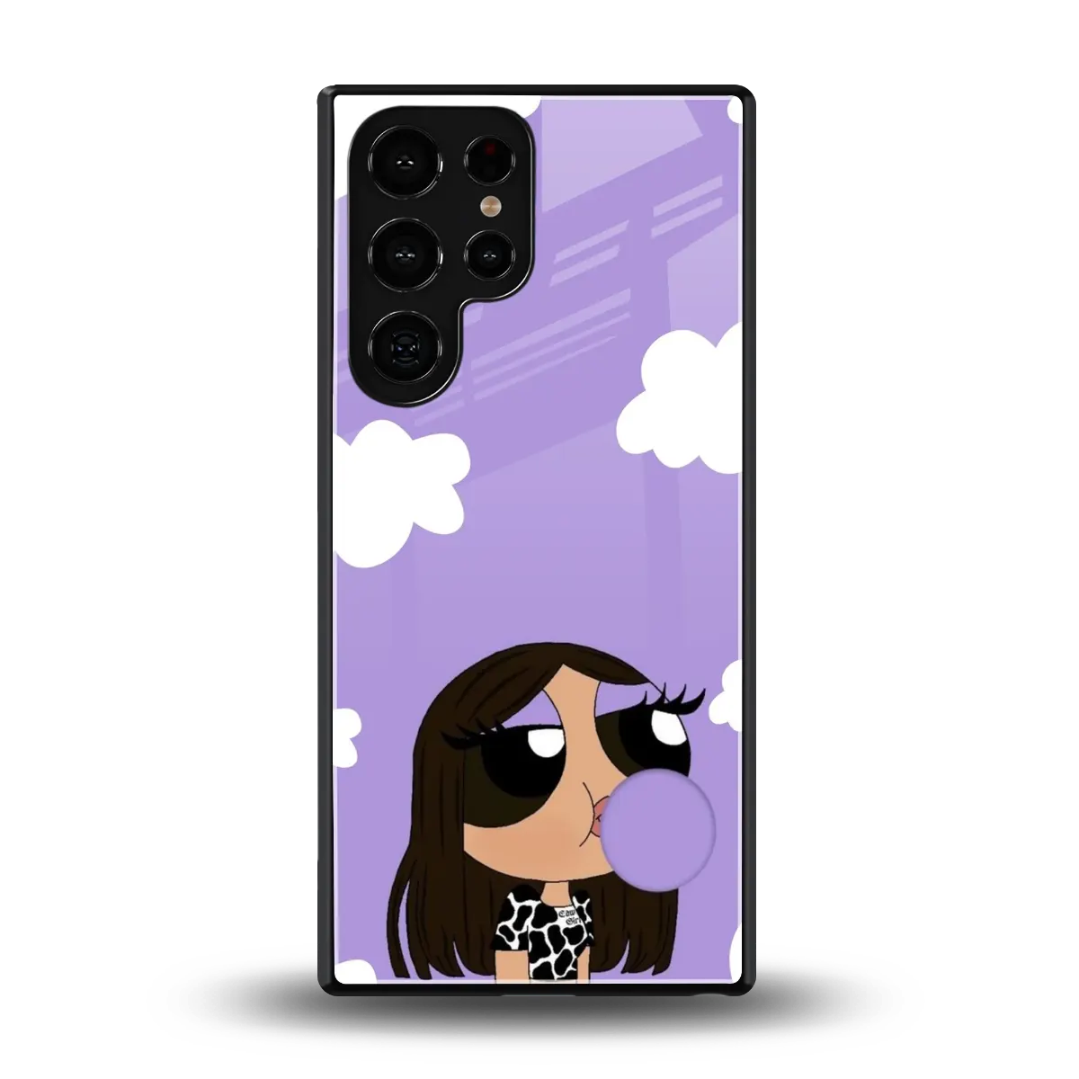 Grape Chic back phone cover | glass case for samsung galaxy s25 ultra