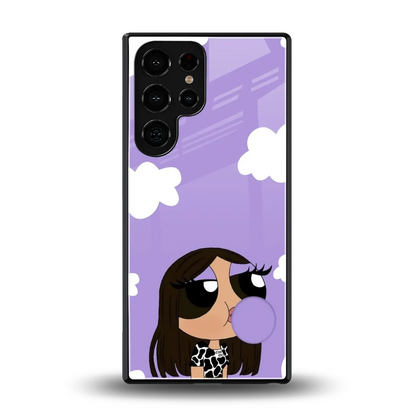 Grape Chic back phone cover | glass case for samsung galaxy s25 ultra