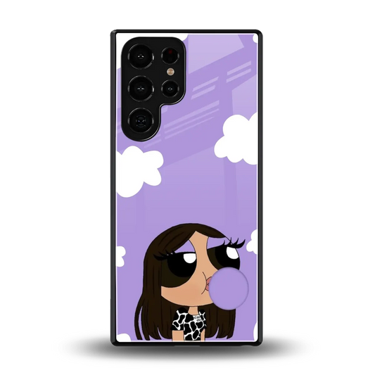 Grape Chic back phone cover | glass case for samsung galaxy s25 ultra