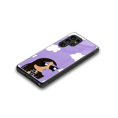 Grape Chic stylish phone case for samsung galaxy s25 ultra | glossy glass and slim fit