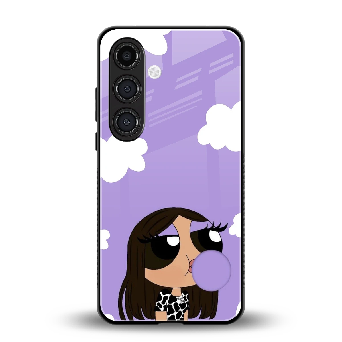 Grape Chic back phone cover | glass case for samsung galaxy s24 plus