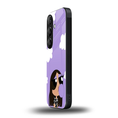 Grape Chic samsung galaxy s25 plus mobile cover | shockproof glass phone case