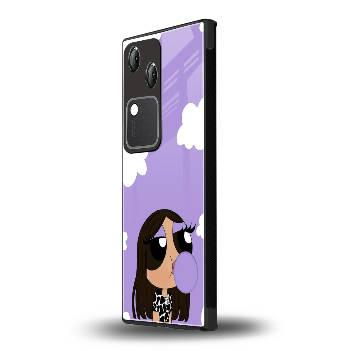 Grape Chic vivo v30 mobile cover | shockproof glass phone case