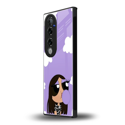 Grape Chic vivo v40 pro mobile cover | shockproof glass phone case