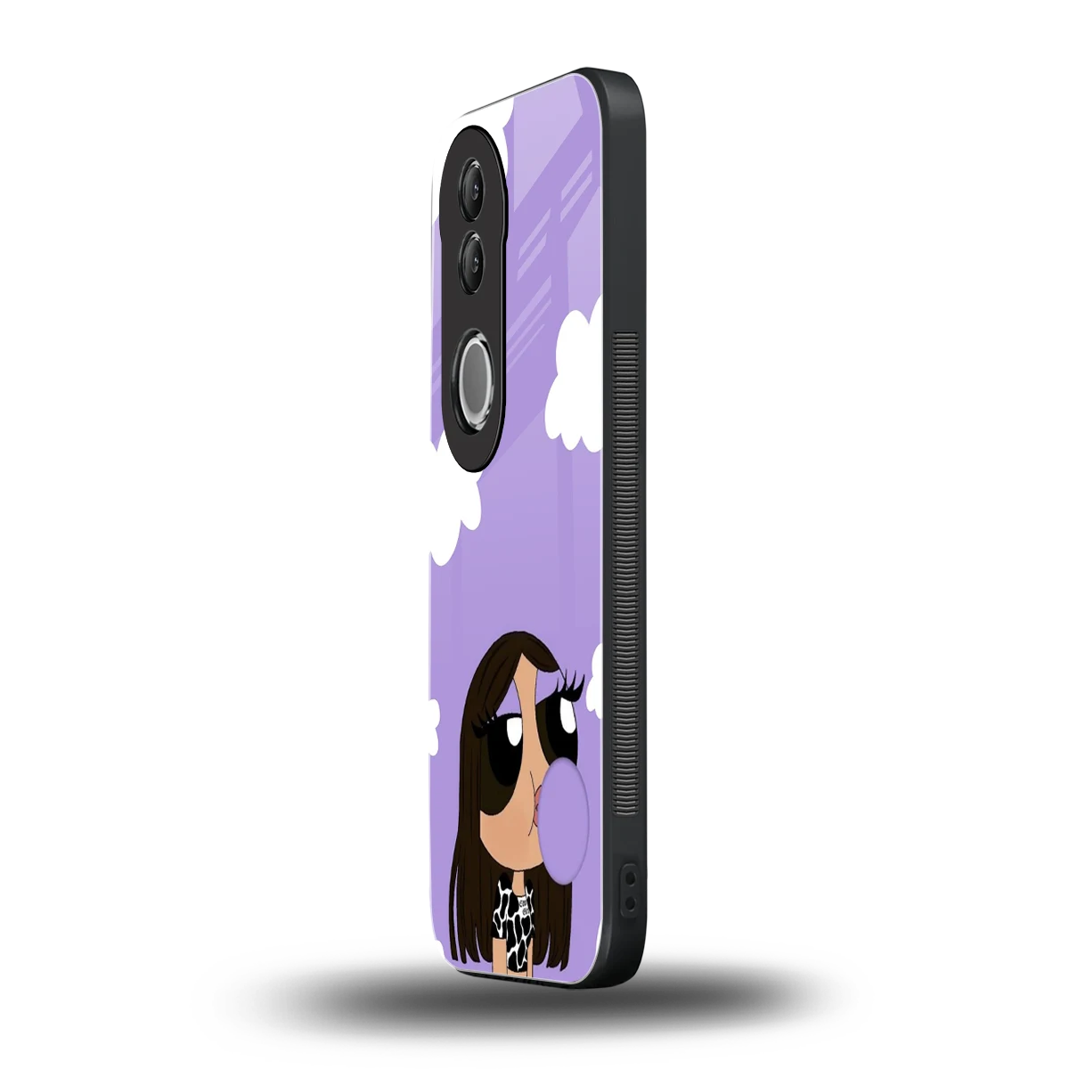 Grape Chic vivo v50 mobile cover | shockproof glass phone case